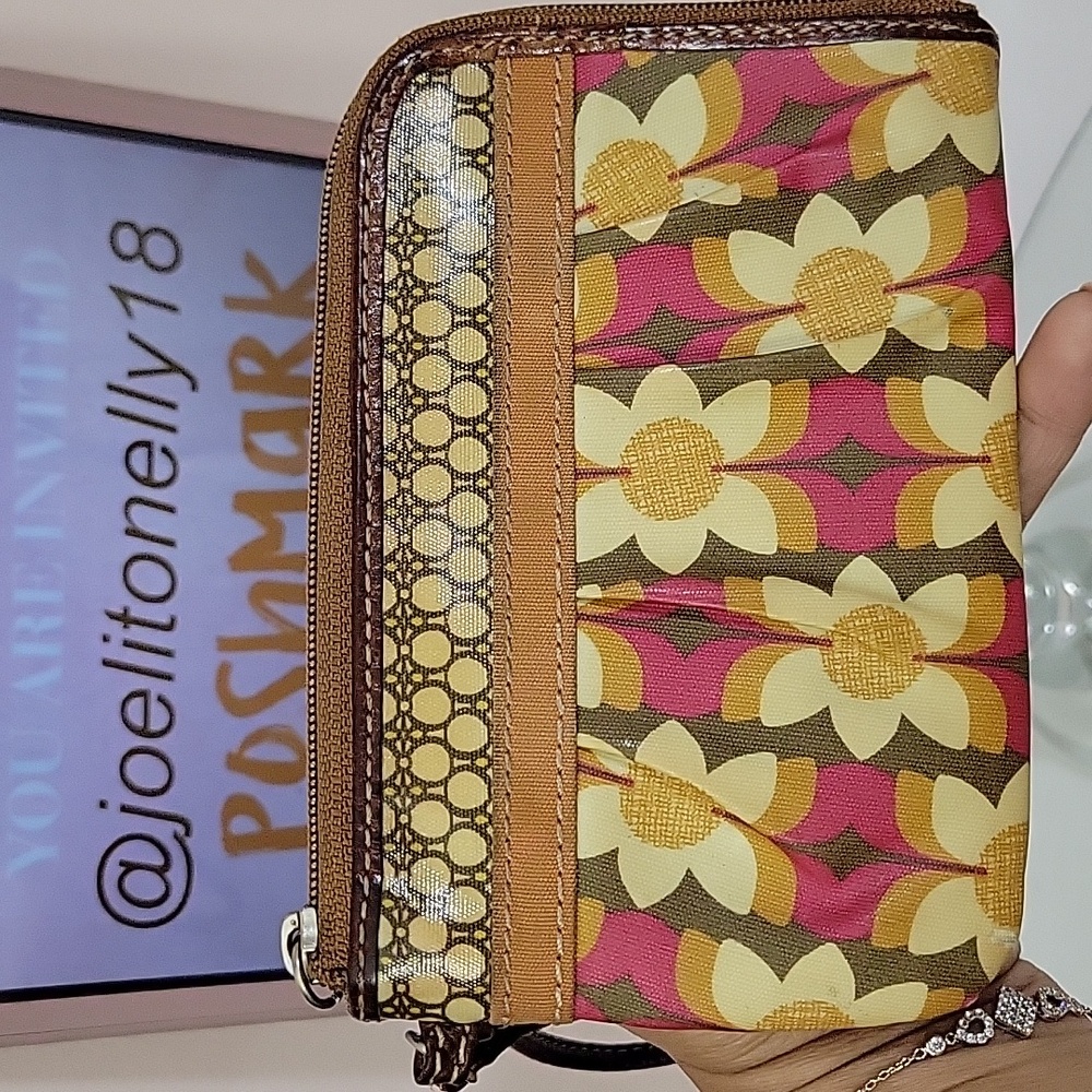 Fossil Key-Per wristlet wallet🏵🍁🍂
